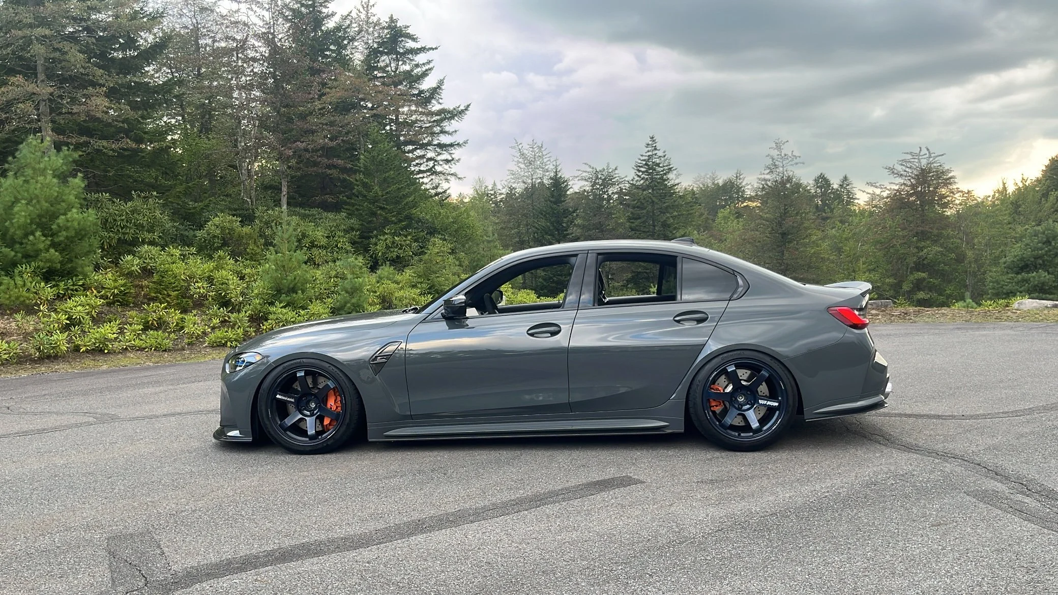 BMW G80 M3 x #systemspec Volk Racing TE37 Saga S-Plus 19x10